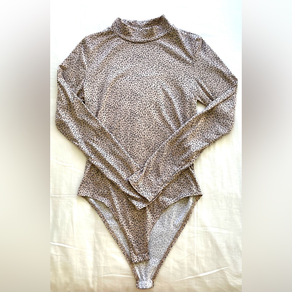 Pink Leopard Bodysuit
